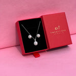 Classic Fresh Water Pearl and Diamond Gory Pendant Set on Pure 925 Silver