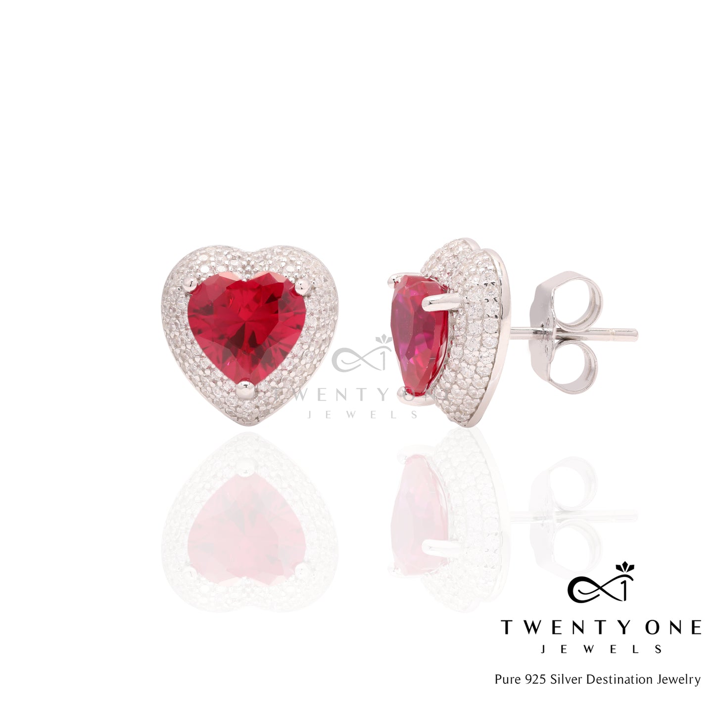 Heart Studs