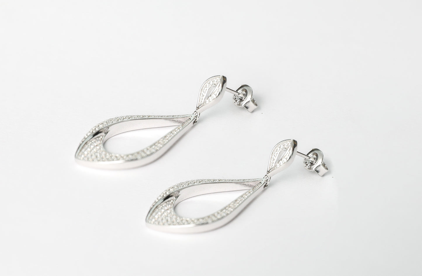 Silver Long  Earrings
