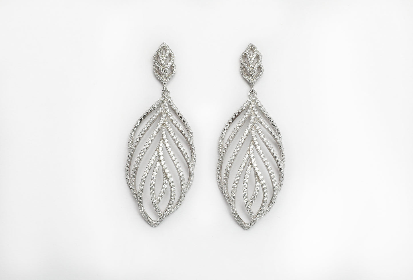 Silver Long Earrings