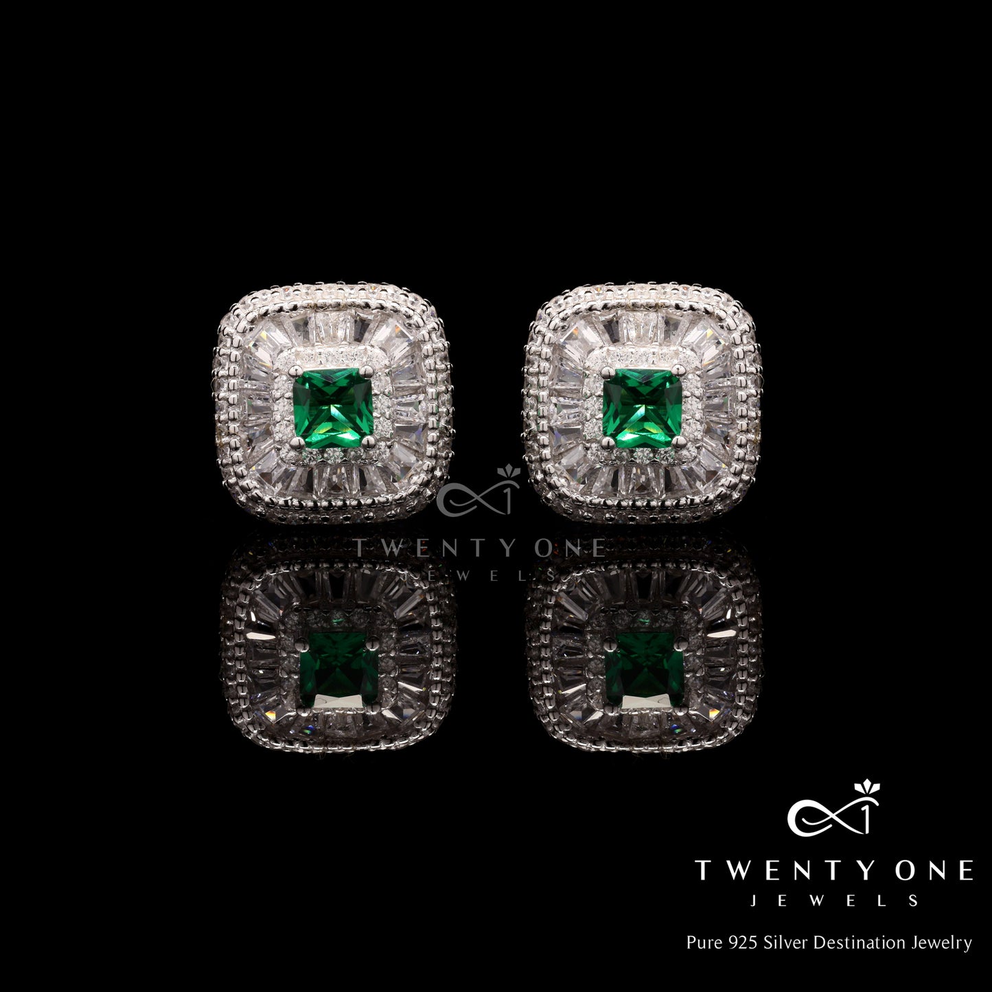 Emerald Studs