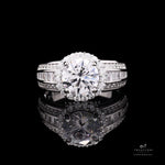 Crista 2 Carat Solitaire Wedding Ring On 925 Silver