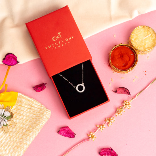 Pure 925 Silver Alama Pendant with Chain