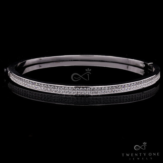 Pure 925 Silver Openable Villow Bracelet