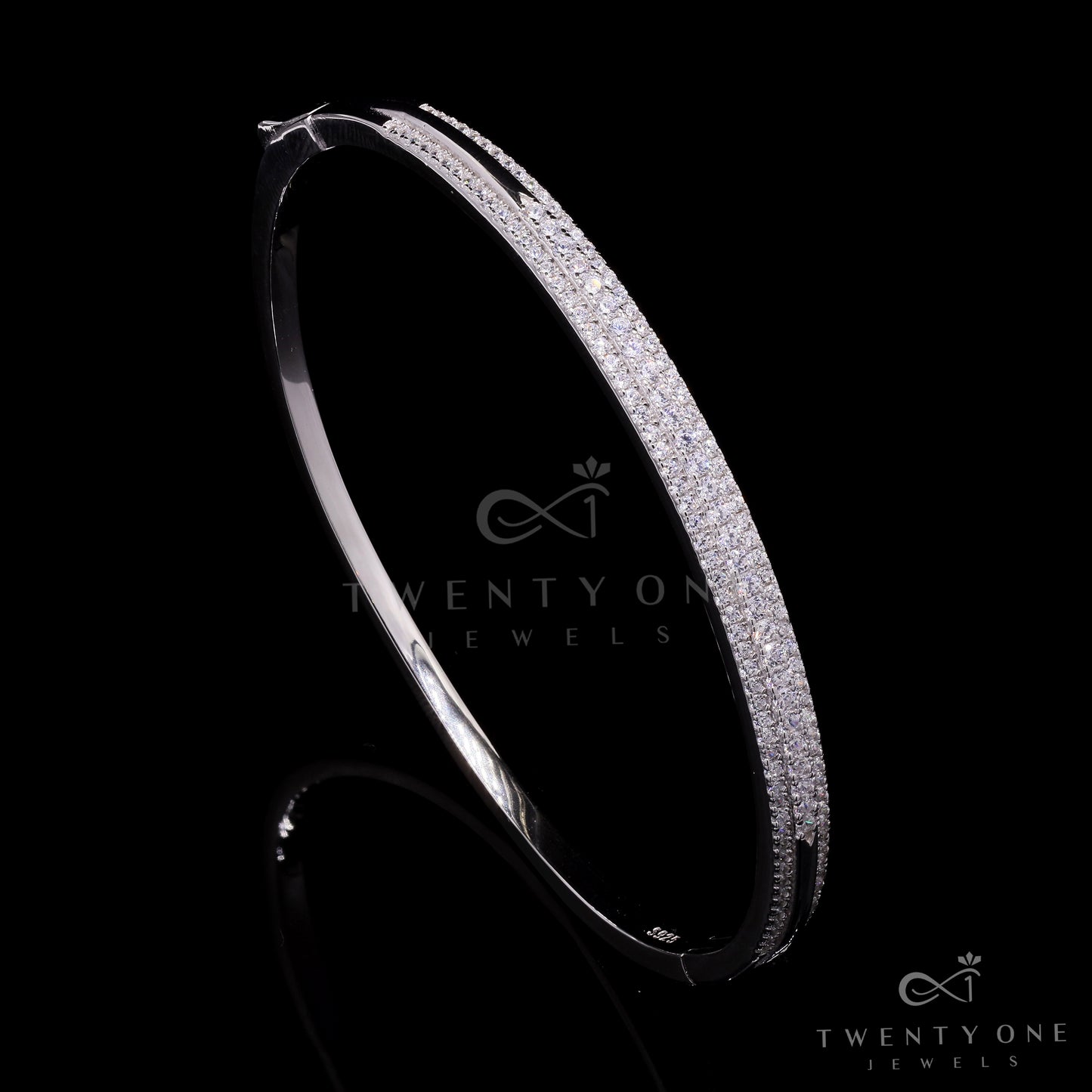 Pure 925 Silver Openable Melany Bracelet