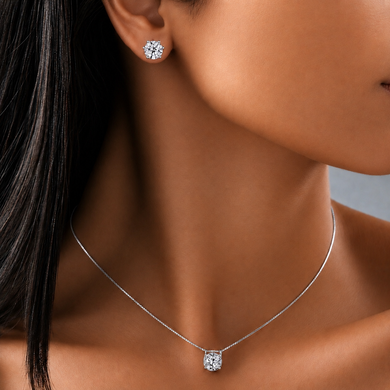 The Ultimate Pure 925 Silver Raksha Bandhan Gift Combo | Ultra Premium Italian Setting 2 Carat Each Solitaire Set | Twenty One Jewels