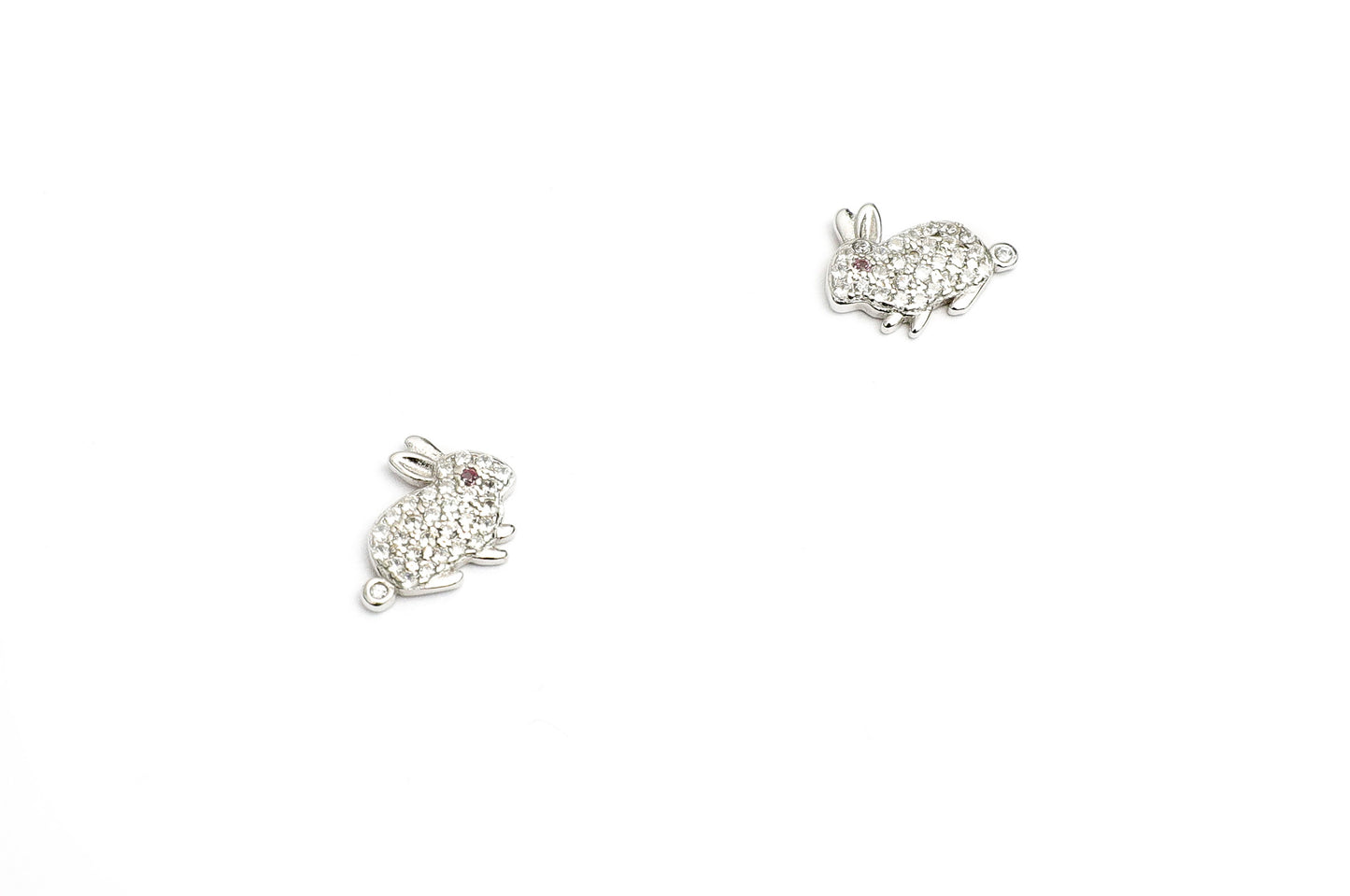 Pure 925 Silver Bunny Rabbit Kids Studs