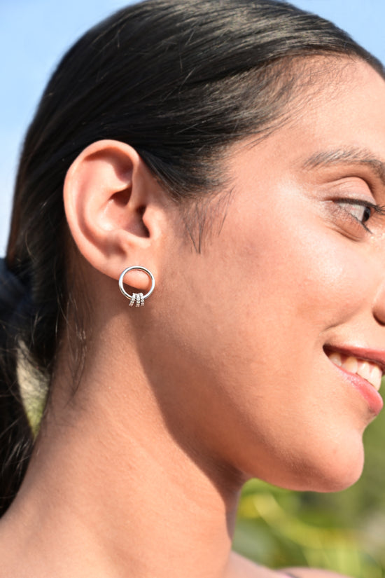 Luxury Brand Inspired Premium Light Weight Huggie Sylvia Hoops