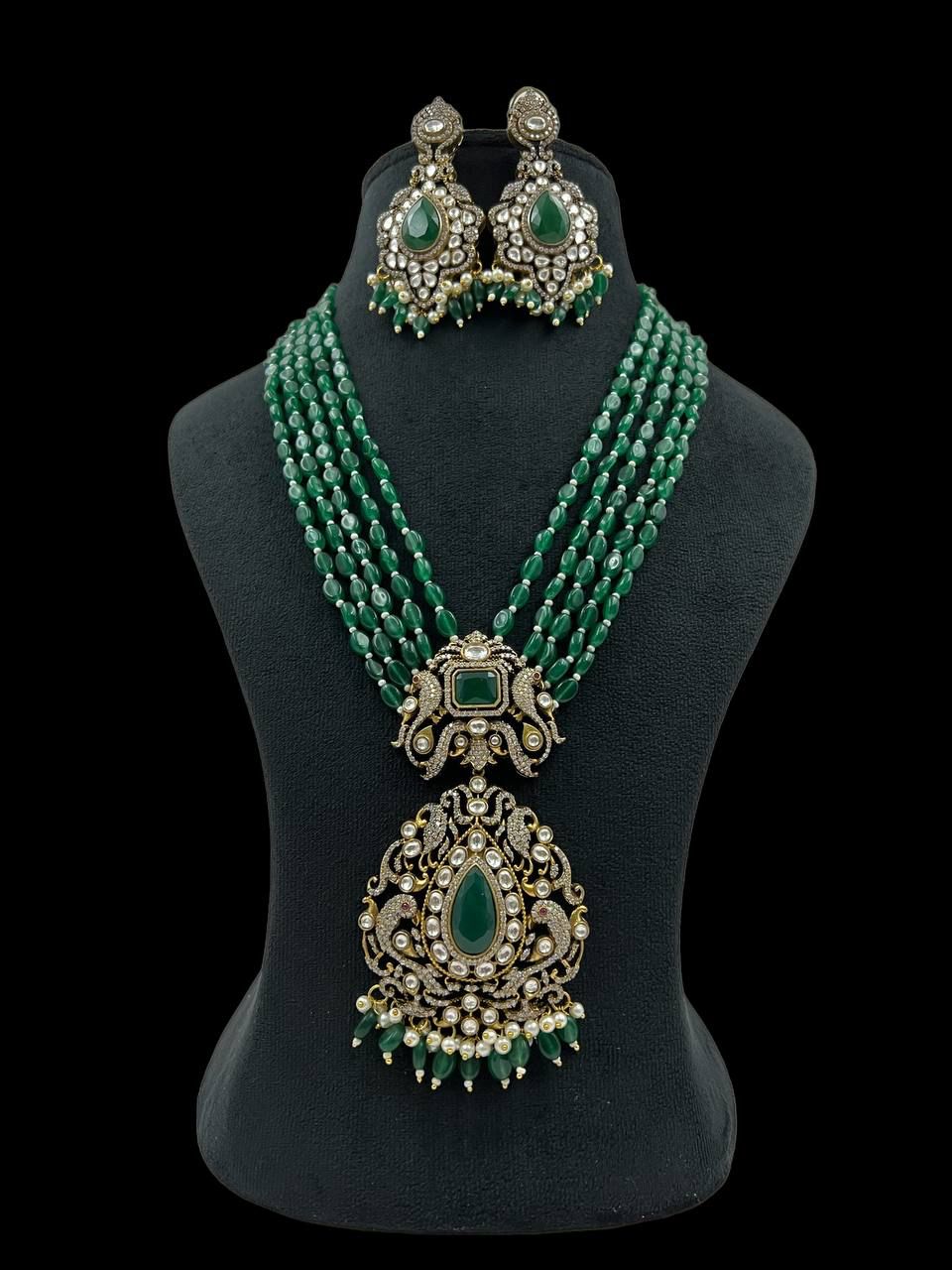 TOJ Everyday - Emerald string alaya necklace