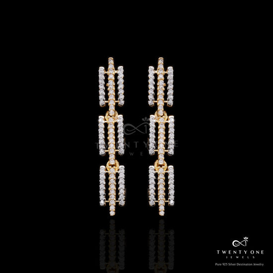 Dual Tone Pure 925 Silver Necklace Set