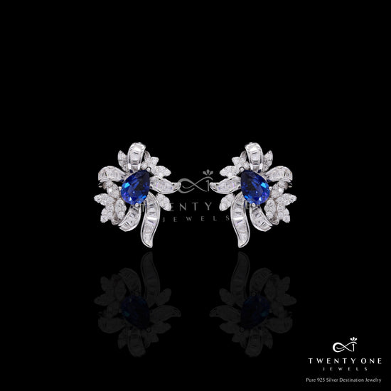 Ultra Premium Hydro Blue Tanzanite Belluci Pendant Set on Pure 925 Silver