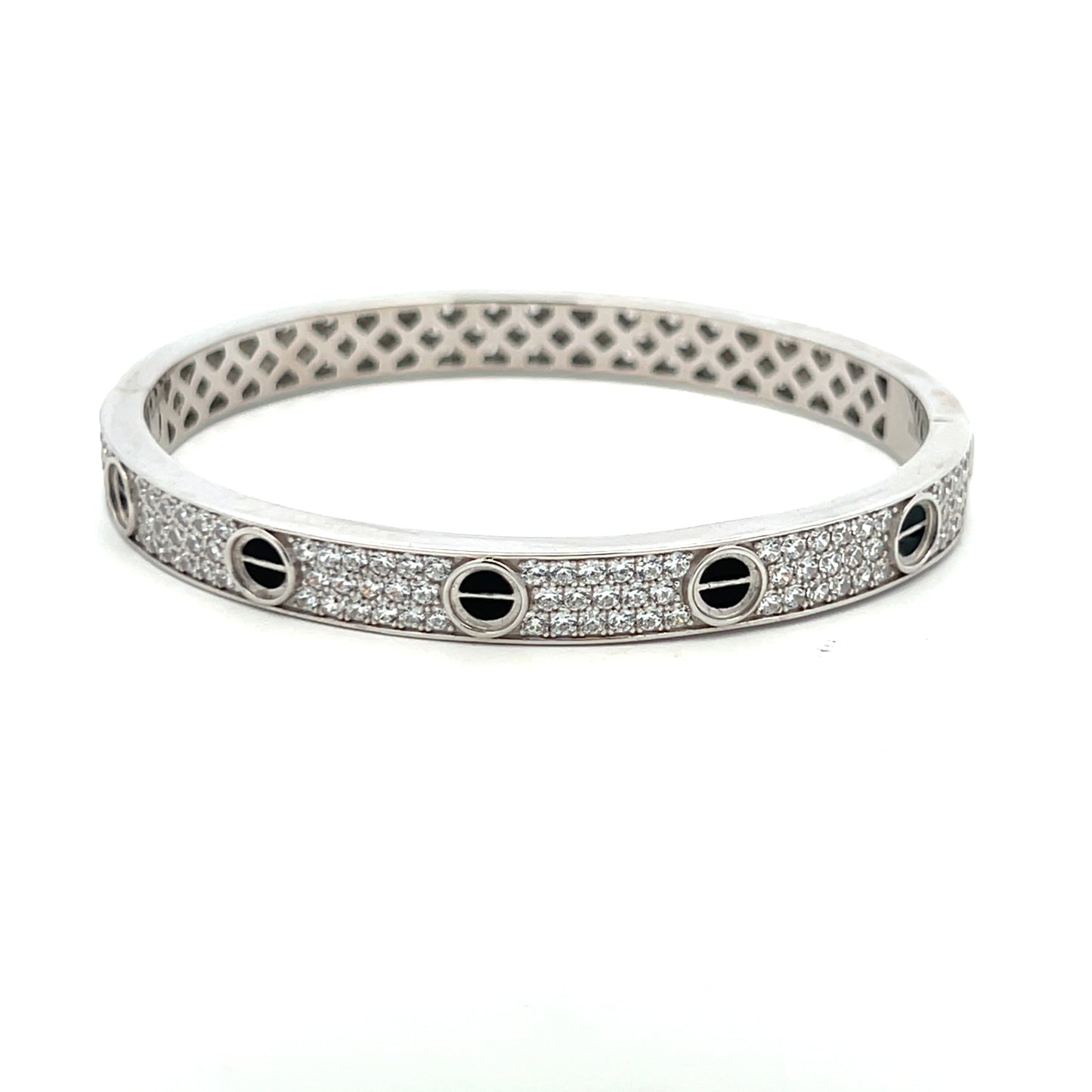 Ultra Premium Luxury Brand Inspired Openable Florencei Bracelet on Pure 925 Silver