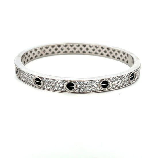 Ultra Premium Luxury Brand Inspired Openable Florencei Bracelet on Pure 925 Silver