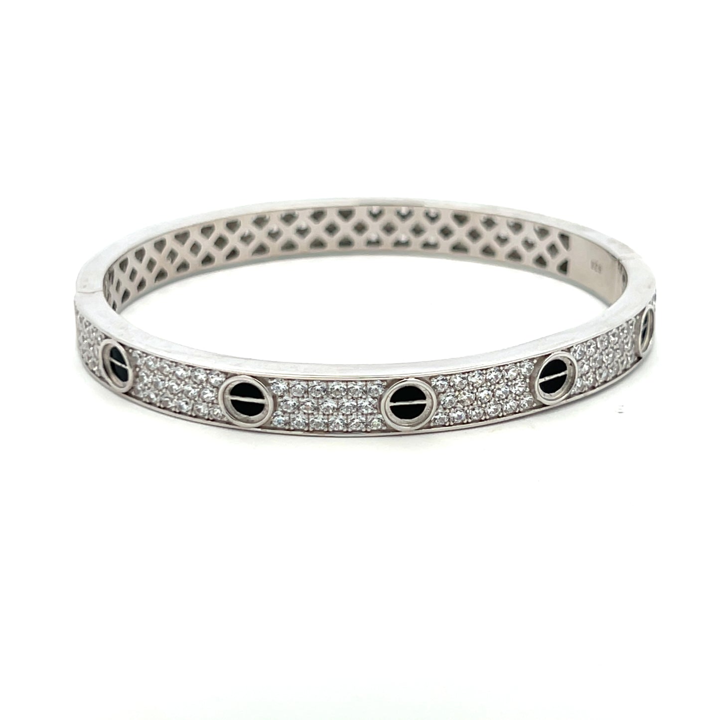 Ultra Premium Luxury Brand Inspired Openable Florencei Bracelet on Pure 925 Silver