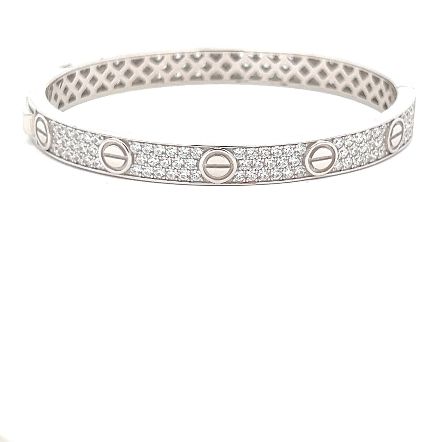 Luxury Brand Inspired Premium Chunky Americano Bracelet on Pure 925 Silver
