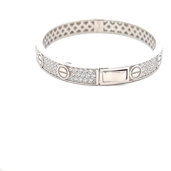 Luxury Brand Inspired Premium Chunky Americano Bracelet on Pure 925 Silver