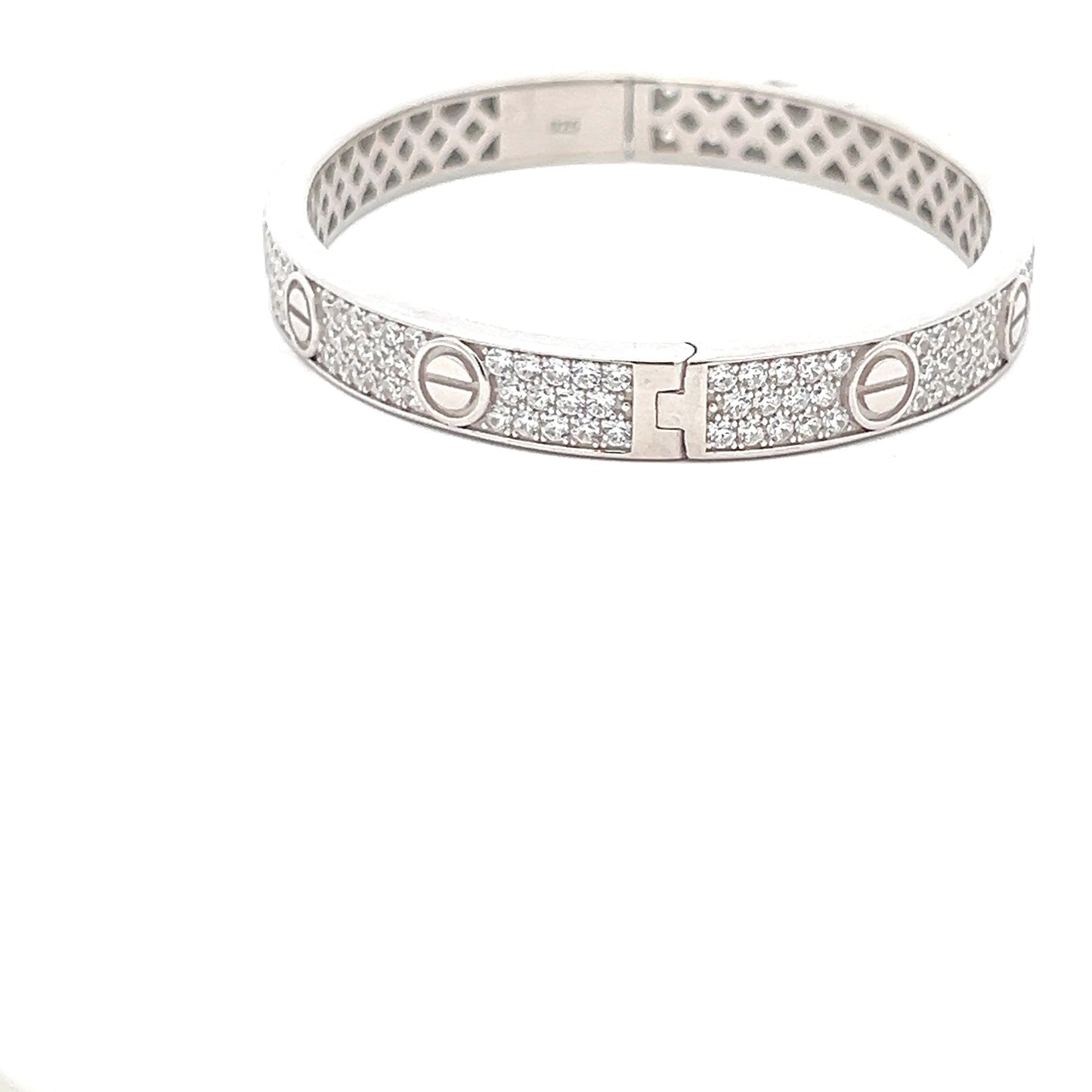 Luxury Brand Inspired Premium Chunky Americano Bracelet on Pure 925 Silver