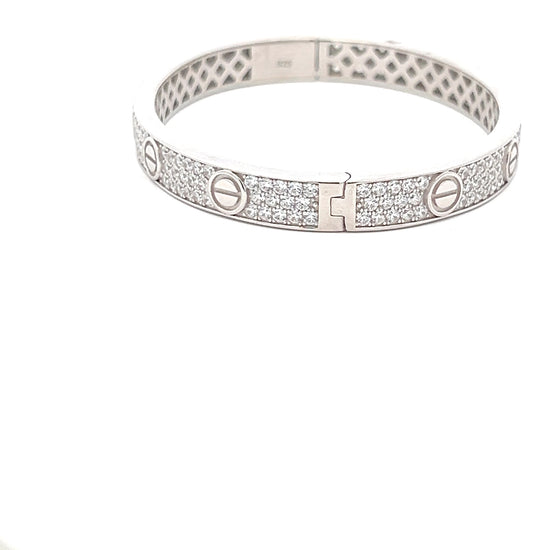 Luxury Brand Inspired Premium Chunky Americano Bracelet on Pure 925 Silver