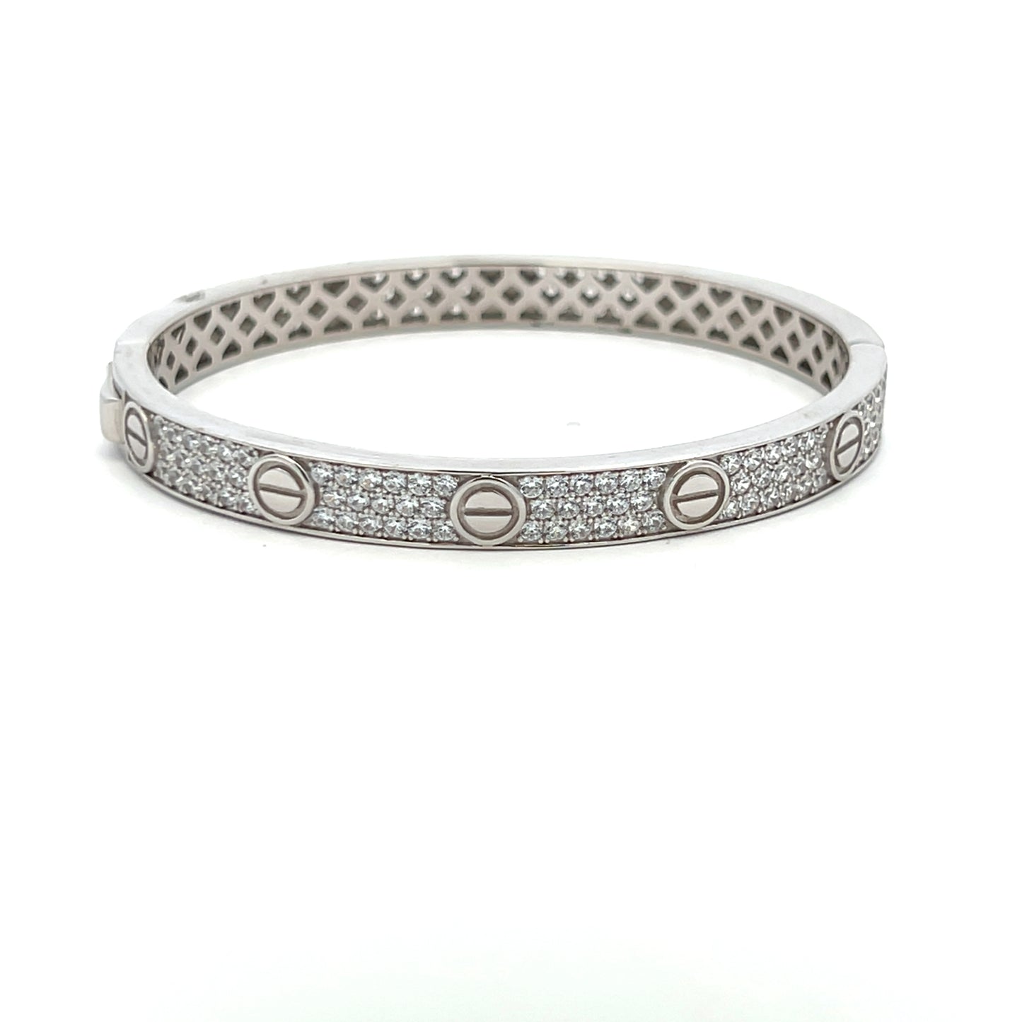 Luxury Brand Inspired Premium Chunky Americano Bracelet on Pure 925 Silver