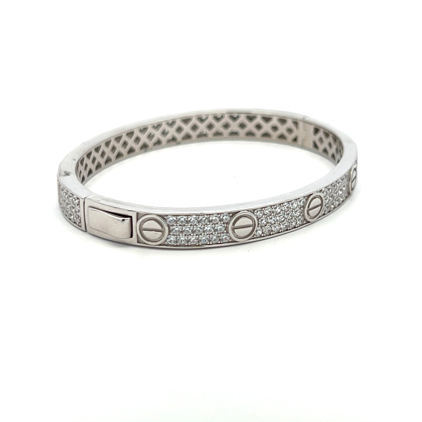 Luxury Brand Inspired Premium Chunky Americano Bracelet on Pure 925 Silver