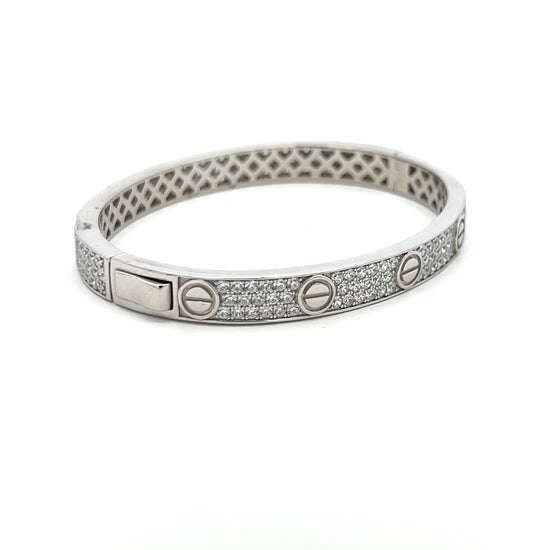 Luxury Brand Inspired Premium Chunky Americano Bracelet on Pure 925 Silver