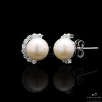 Fresh Water Pearl Julieta Studs On 925 Studs