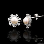 Fresh Water Pearl Gemelli Studs On 925 Silver
