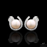 Fresh Water Pearl Elyna Studs On 925 Silver