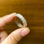 925 Silver Limited Edition Molly Rose Gold Band Ring