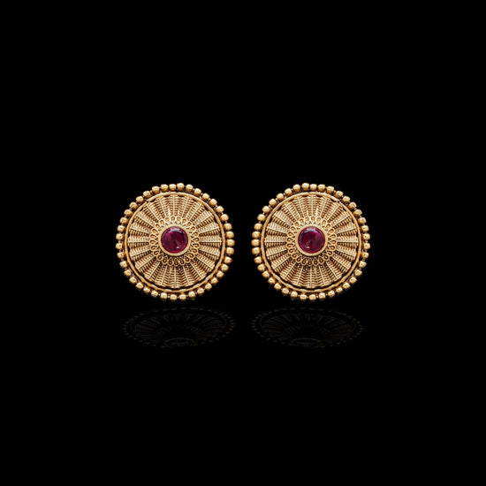 Festive Exclusive Gold Finish Sumati Studs