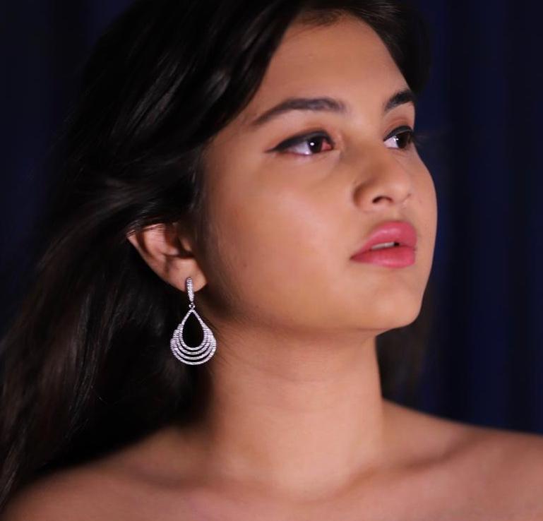 Layered Silver ZIA Earrings