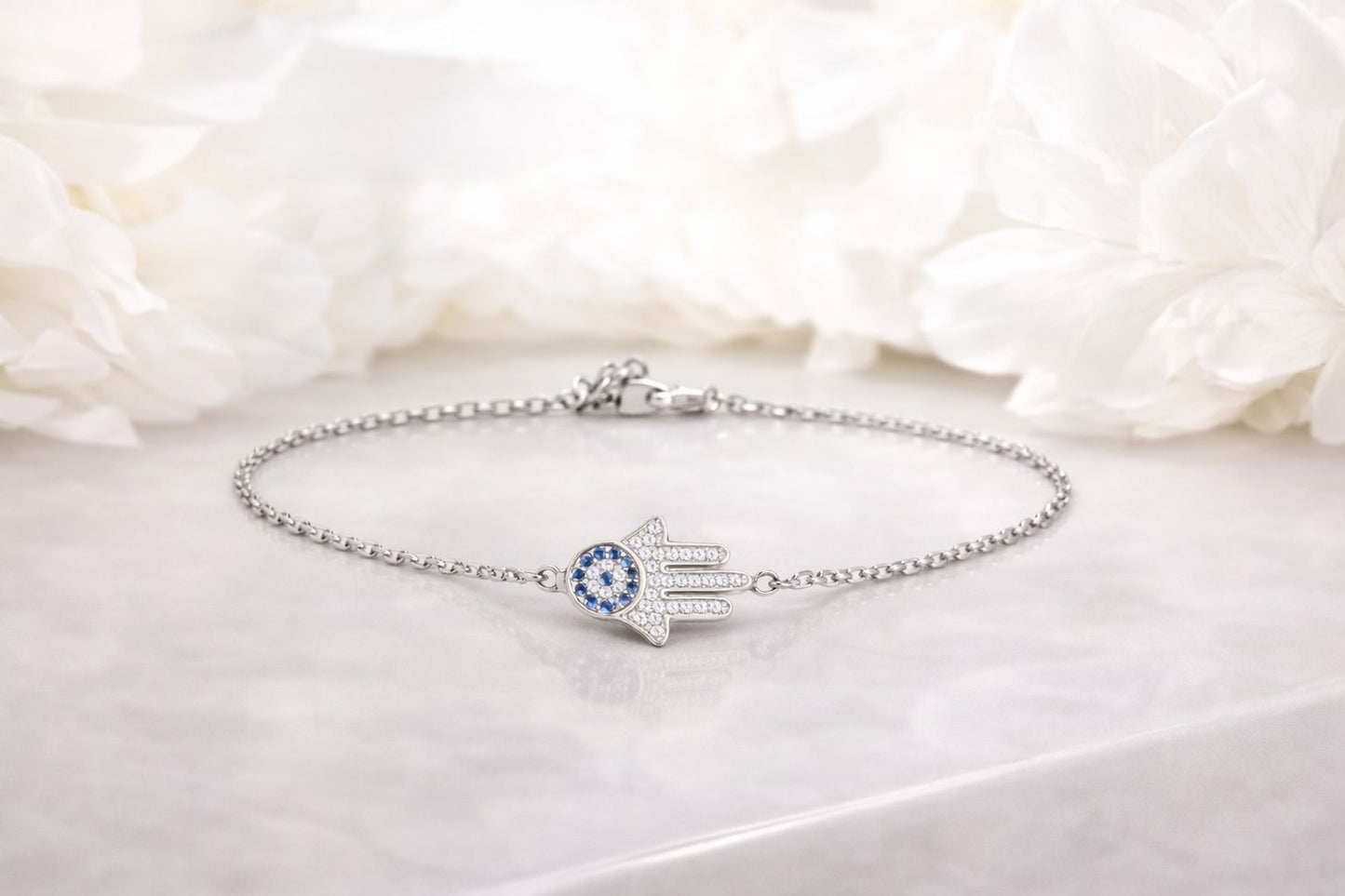 Hamza Bracelet on Pure 925 Silver