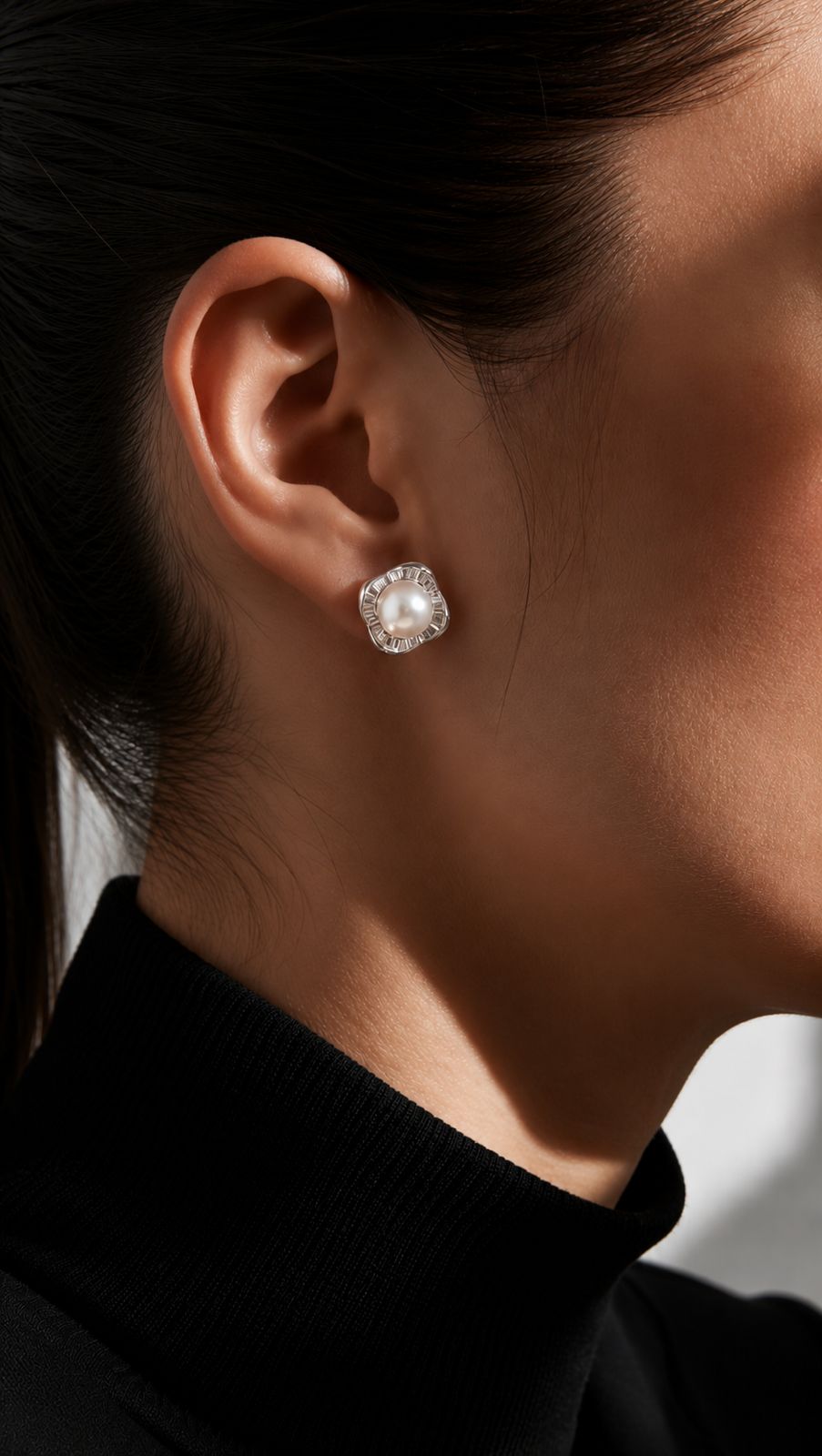 Premium Fresh Water Pearl Allure Pendant Set on Pure 925 Silver