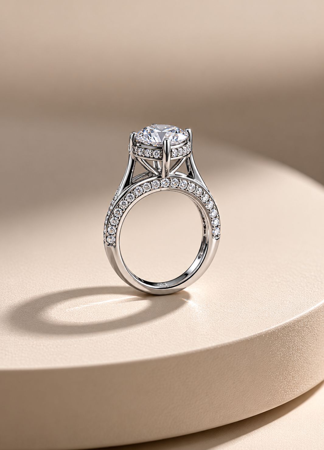 The 2 Carat Royal Clara Solitaire Ring on 925 Silver