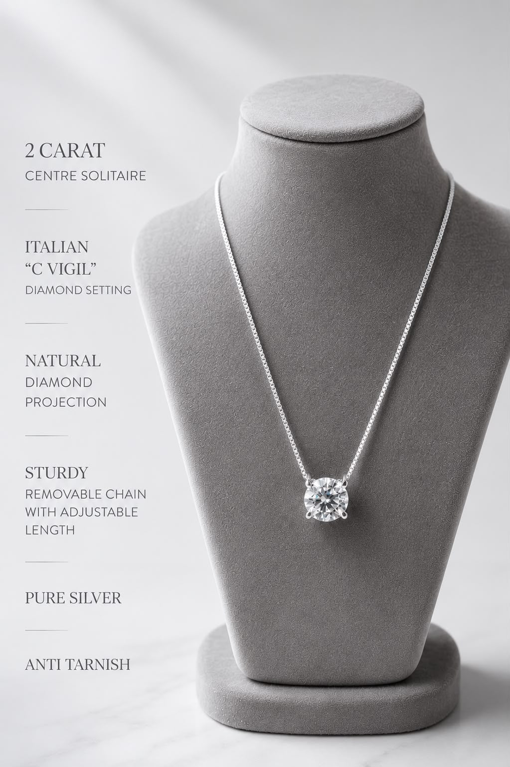The Ultimate Pure 925 Silver Raksha Bandhan Gift Combo | Ultra Premium Italian Setting 2 Carat Each Solitaire Set | Twenty One Jewels