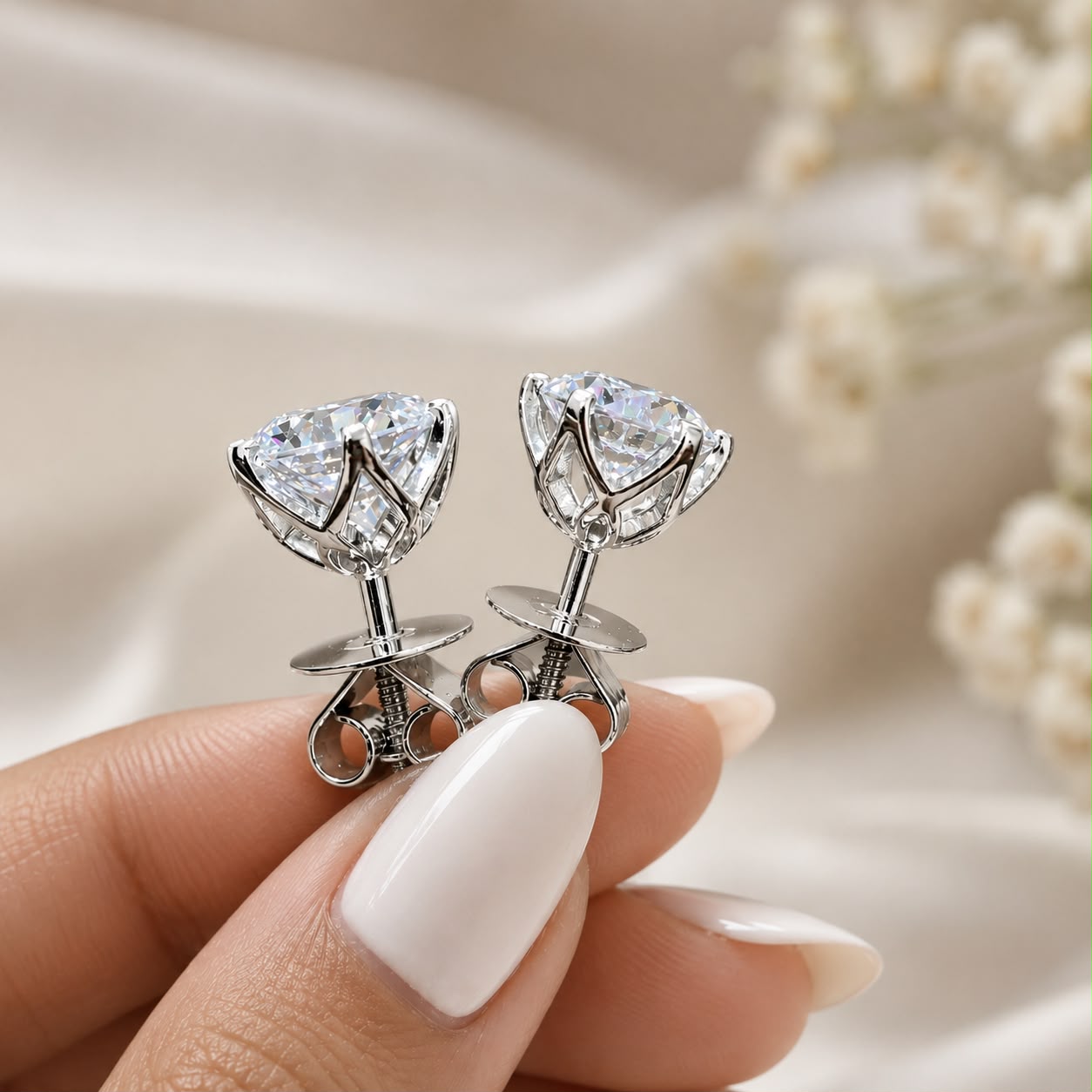 The Ultimate Pure 925 Silver Raksha Bandhan Gift Combo | Ultra Premium Italian Setting 2 Carat Each Solitaire Set | Twenty One Jewels