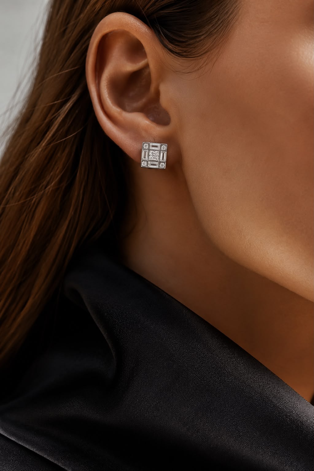 Italian Setting Serra Diamond Pendant Set on Pure 925 Silver