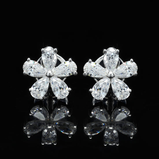 Premium Range Floral ALIZEH Studs with Screw Backs