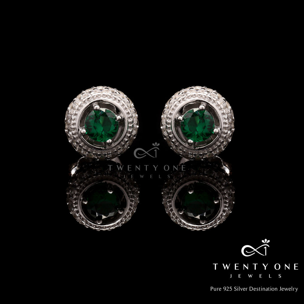 Emerald Studs