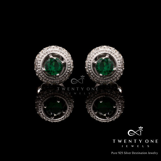Emerald Studs