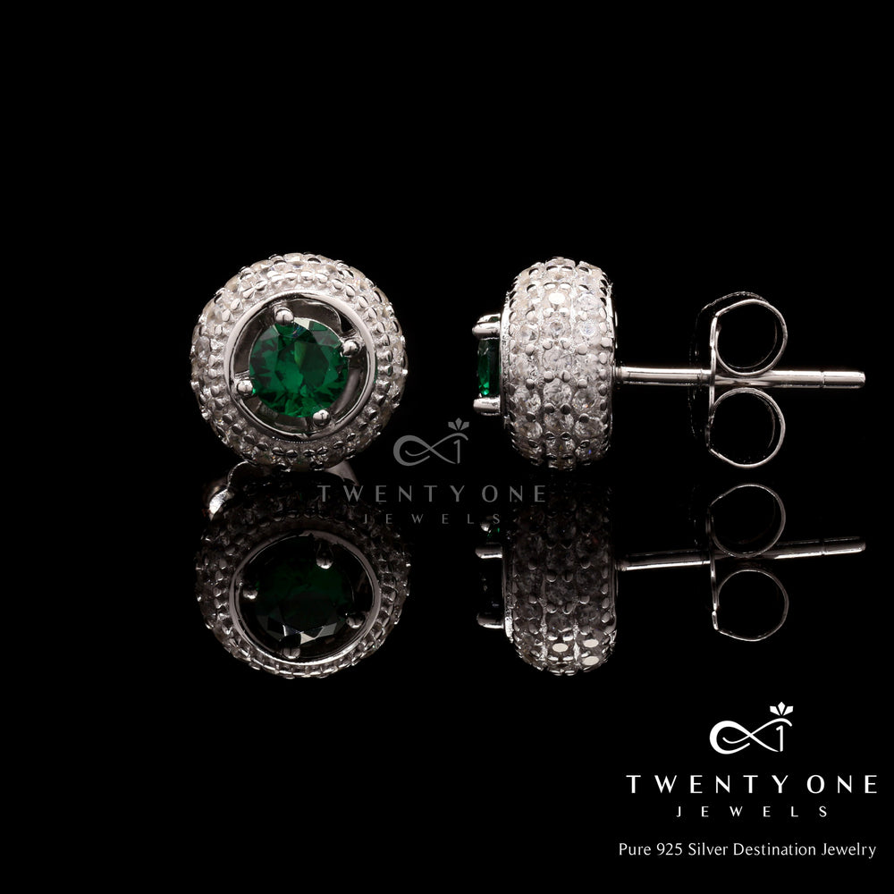 Emerald Studs