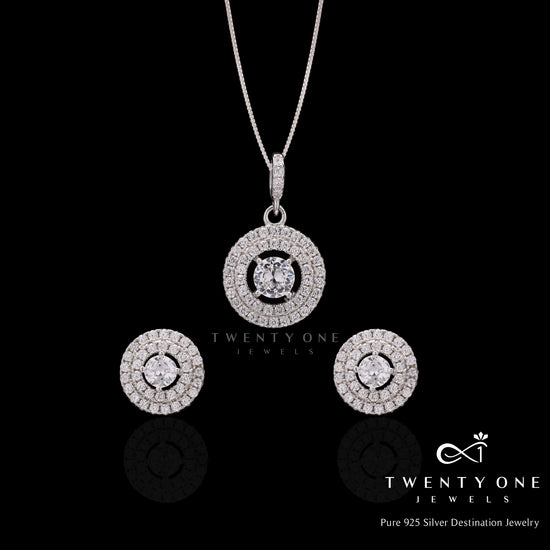 Silver Pendant Set