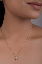 Rose Gold Rose Flower Pendant