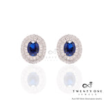 Blue Sapphire Studs