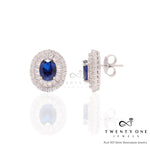 Blue Sapphire Studs