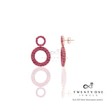 Rose Gold Danglers