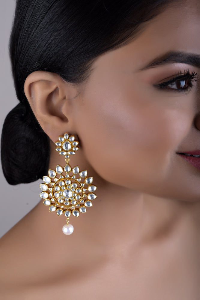 ChaandSitaara Polki Bali Pure 925 Silver