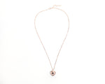Rose Gold Pendant with Chain