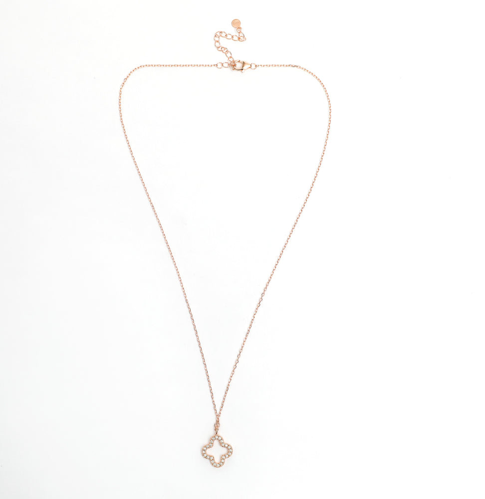 Rose Gold Pendent With Chain