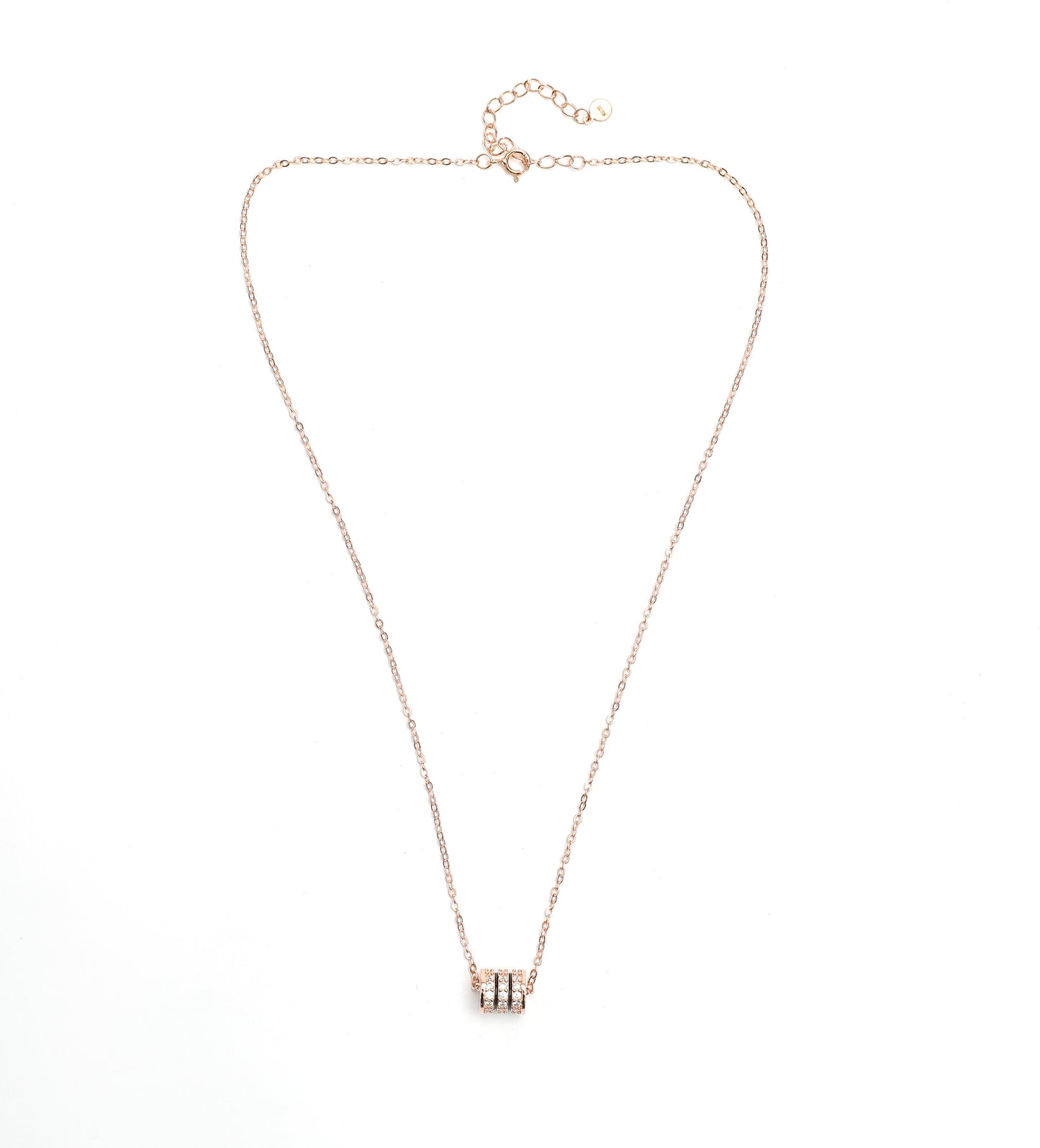Rose Gold Pendant with Chain